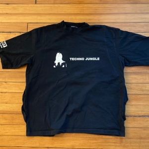 Helmet Lang Mens Techno Jungle T-Shirt